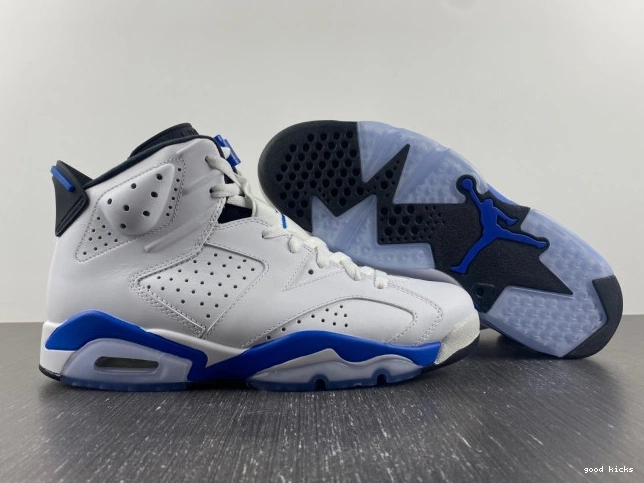 Cheap 6 (2014) Blue Jordan Retro Sport Air 384664-107 0807